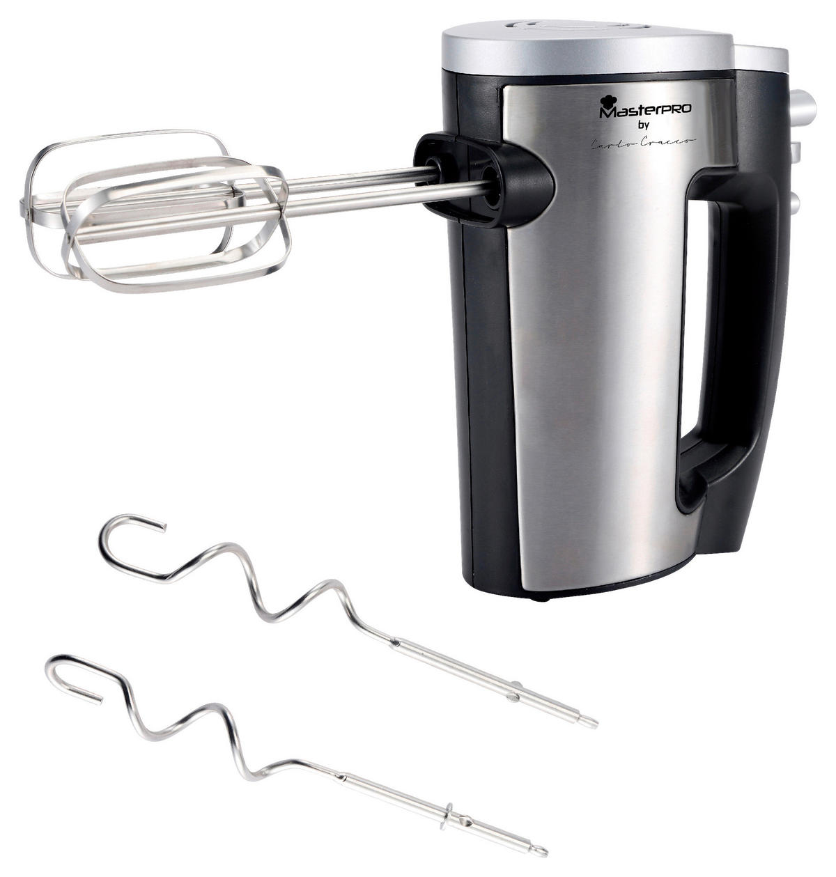 HANDMIXER  - Schwarz, Basics, Kunststoff/Metall (16/11/22cm) - Masterpro