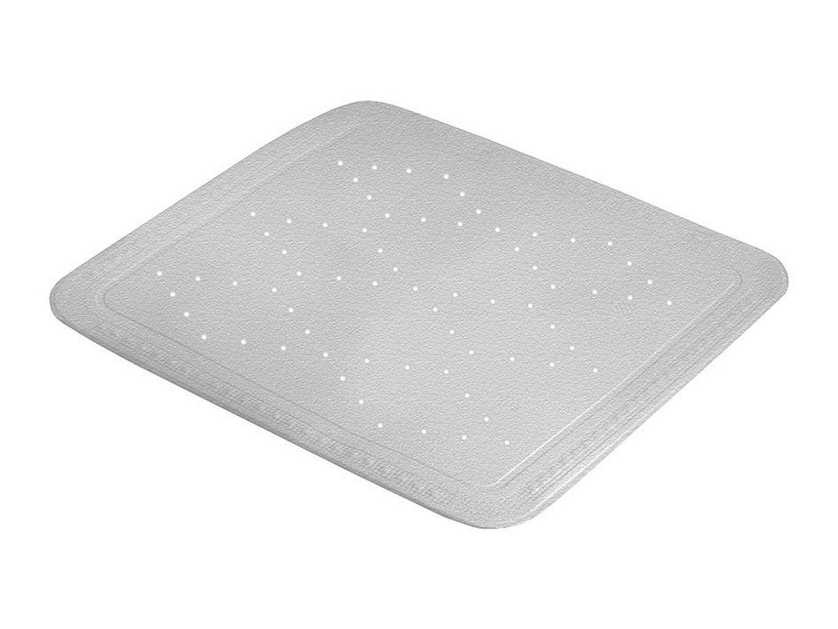 DUSCHEINLAGE Kunststoff  - Grau, Basics, Kunststoff (55/55cm) - Kleine Wolke