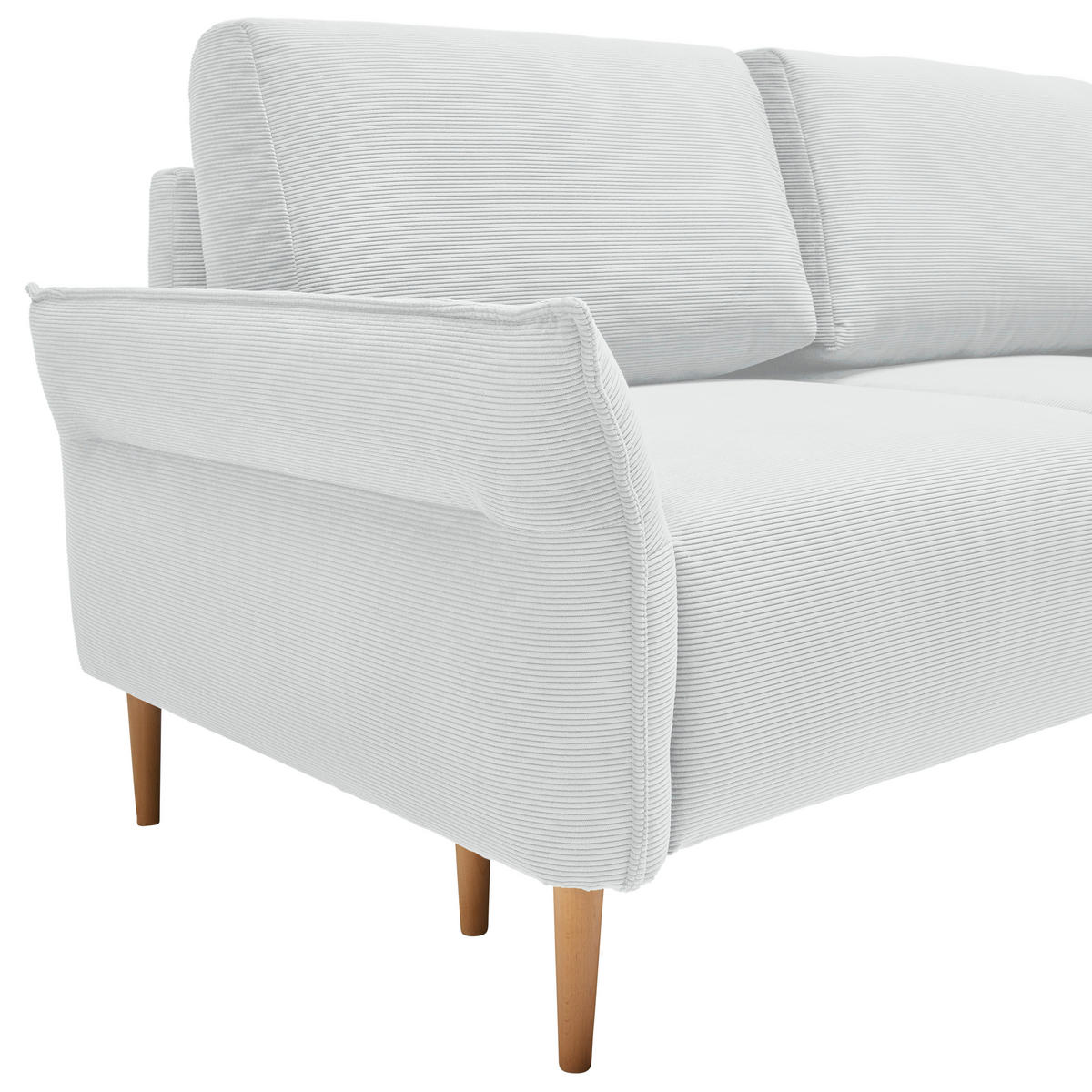 3-SITS SOFFA i manchester silver  - silver/naturfärgad, Modern, trä/textil (183/85/92cm) - MID.YOU