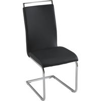 ŽIDLE, černá, barvy chromu - černá/barvy chromu, Design, kov/textil (43/98/56cm) - Carryhome