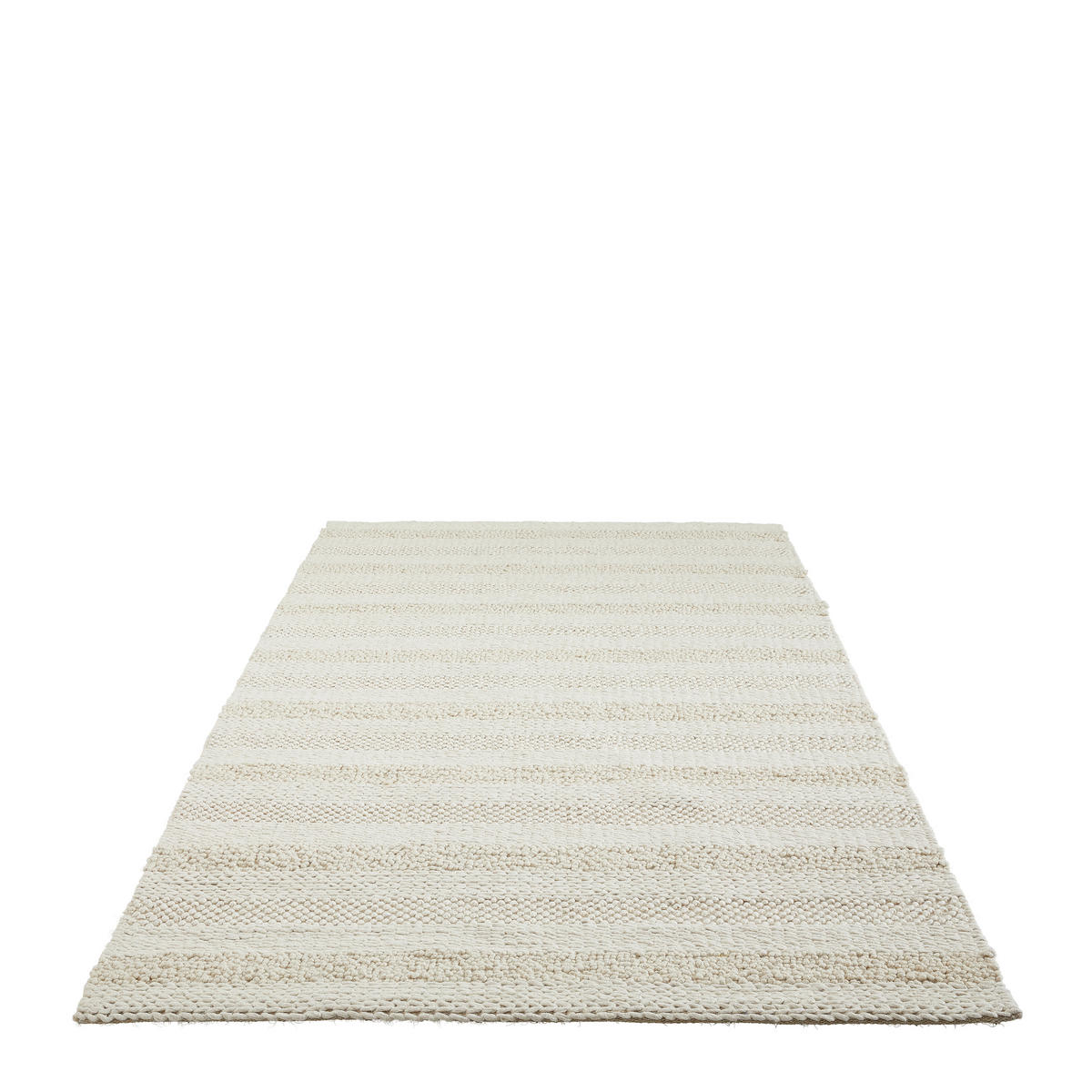 HANDWEBTEPPICH 130/190 cm Nordic Stripes Creme  - Creme, Natur, Textil (130/190cm) - Linea Natura