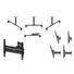 TV-WANDHALTER 70 Zoll - Schwarz, KONVENTIONELL, Metall (40/32cm) TV-WANDHALTER 70 Zoll - Schwarz, KONVENTIONELL, Metall (40/32cm)