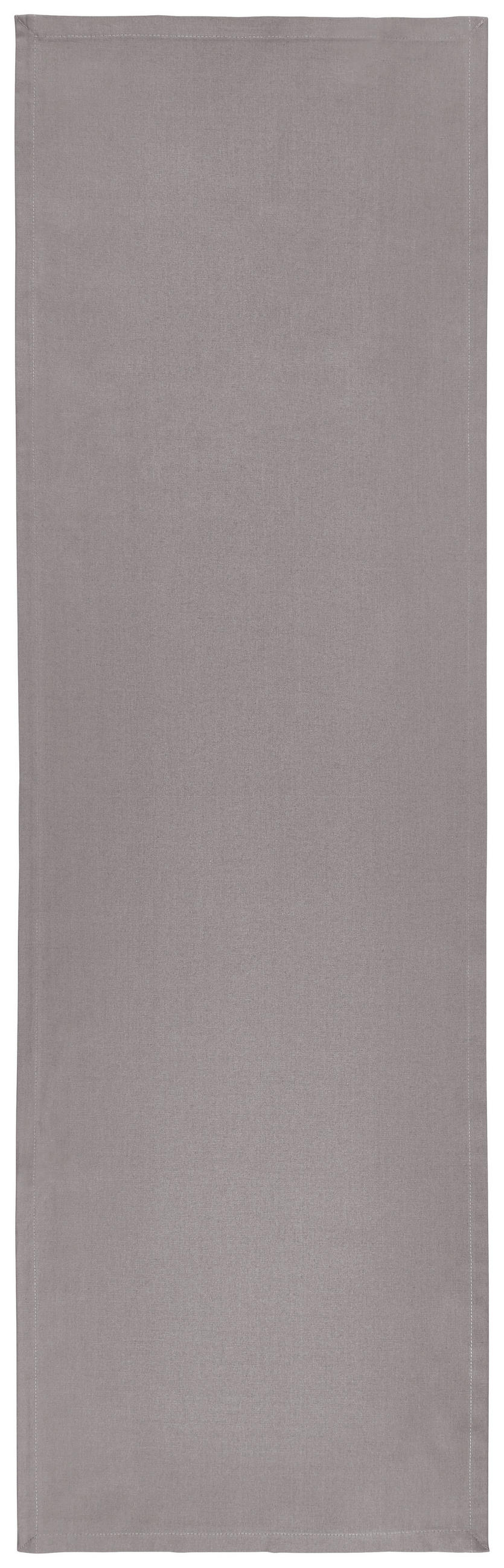 ÚZKY OBRUS, 45/150 cm, svetlosivá - svetlosivá, Basics, textil (45/150cm) - Novel