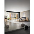 BETTANLAGE - Wildeiche/Schwarz, Design, Textil (180/200cm) - Dieter Knoll