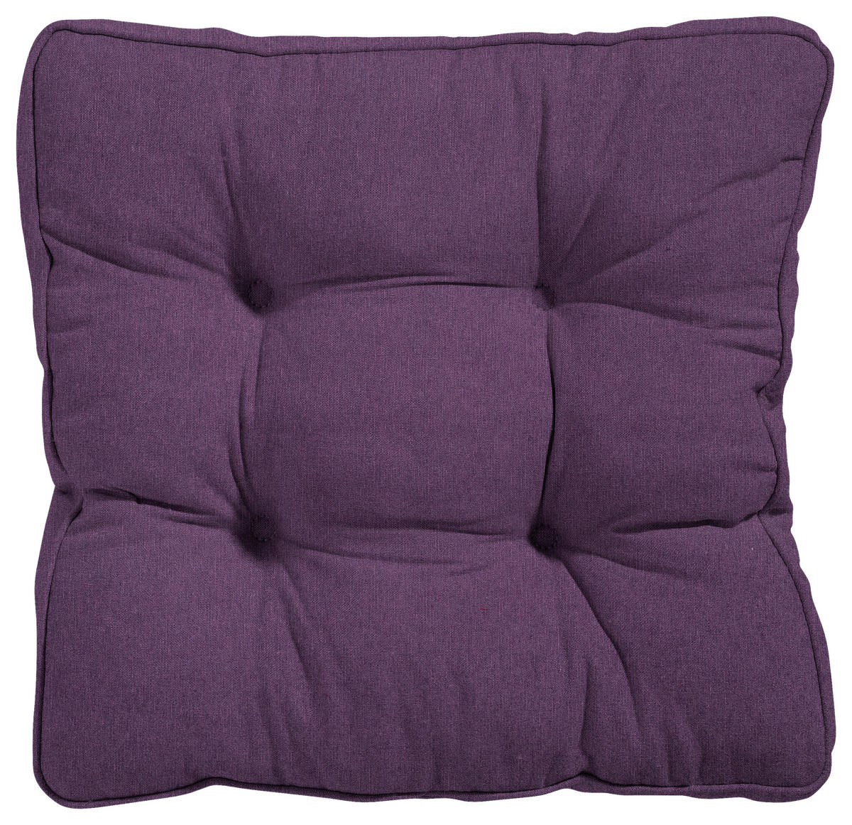 SITZKISSEN 47/47/10 cm    - Violett, Basics, Textil (47/47/10cm)