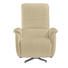 RELAXSESSEL Echtleder - Chromfarben/Beige, Design, Leder/Metall (80/109/88cm) - Beldomo Premium RELAXSESSEL Echtleder - Chromfarben/Beige, Design, Leder/Metall (80/109/88cm) - Beldomo Premium