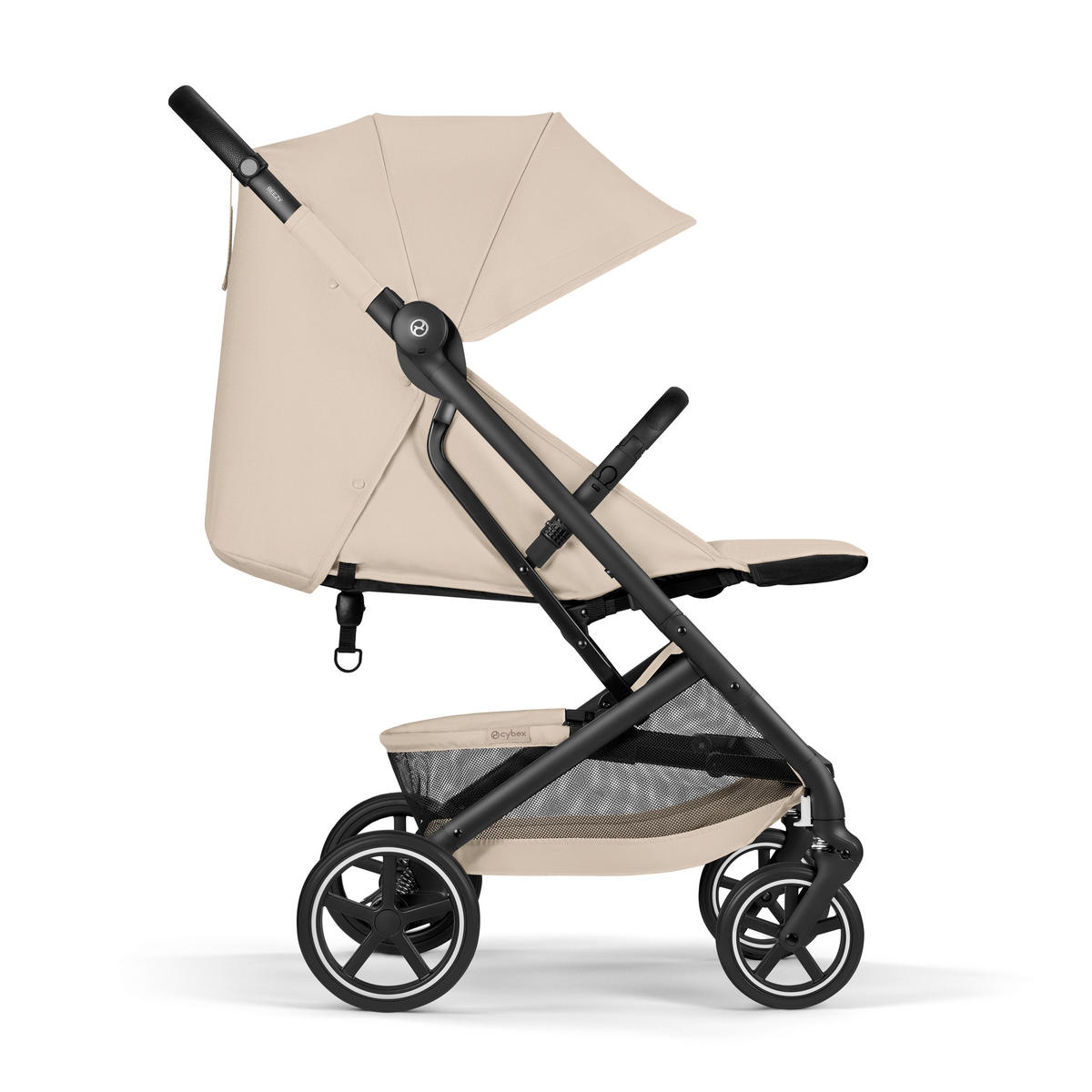 BUGGY BEEZY BLK  - Beige/Schwarz, Basics, Kunststoff/Textil (82/45,5/107cm) - cybex GOLD