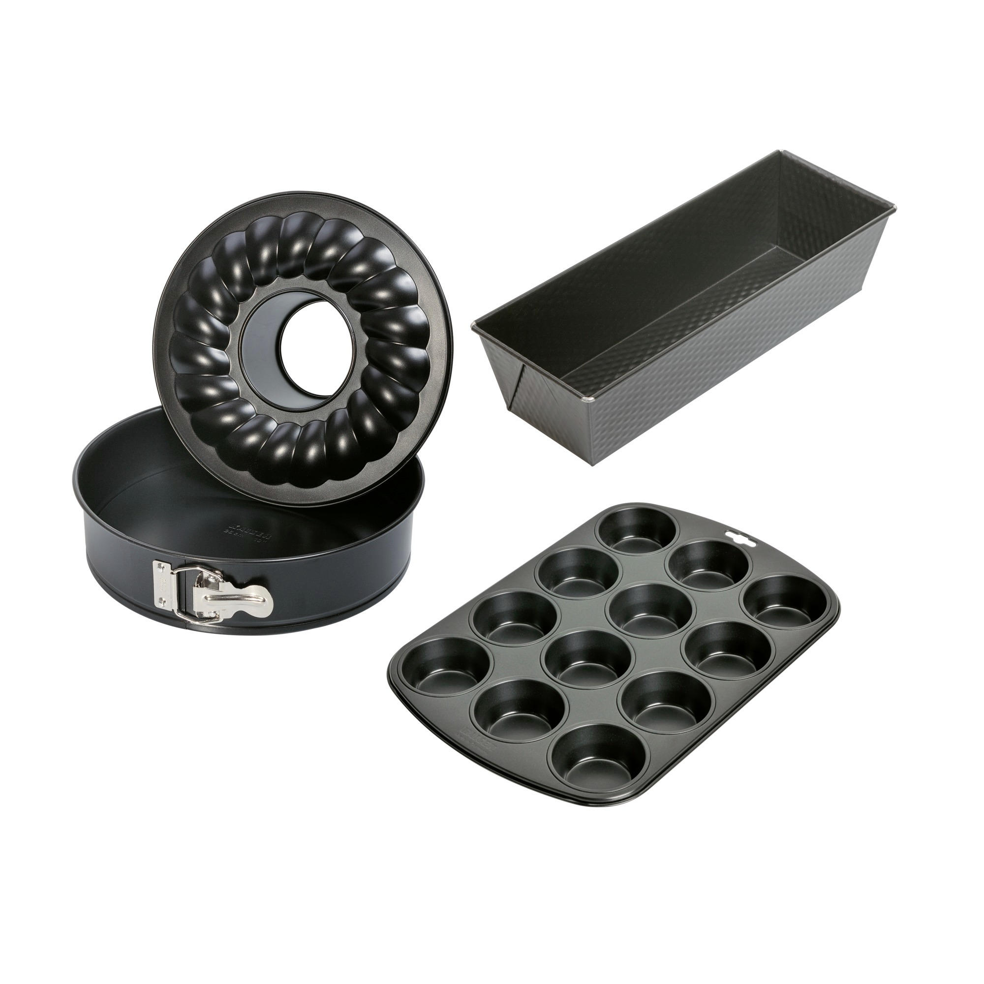 BACKFORMENSET  - Schwarz, Basics, Metall - Kaiser