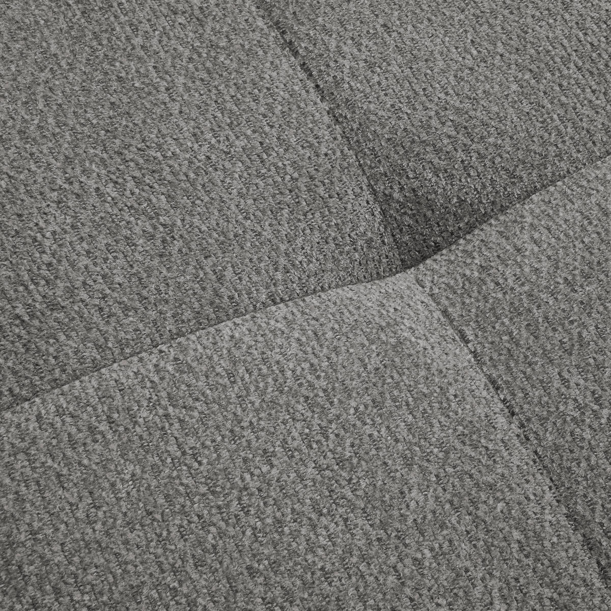 ECKSOFA in Chenille Blau, Braun  - Blau/Schwarz, Modern, Textil/Metall (290/182cm) - Hom`in