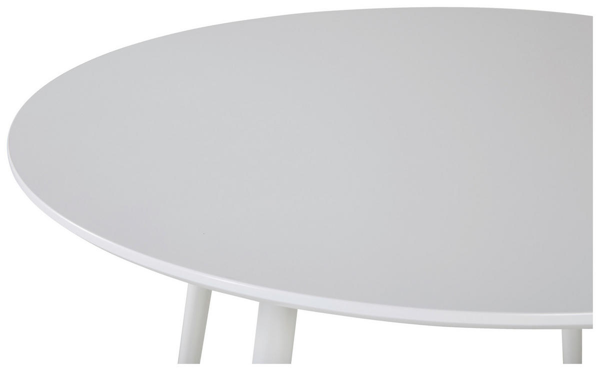 MATBORD i metall, trämaterial 100/100/75 cm   - vit, Design, metall/trämaterial (100/100/75cm) - Livetastic