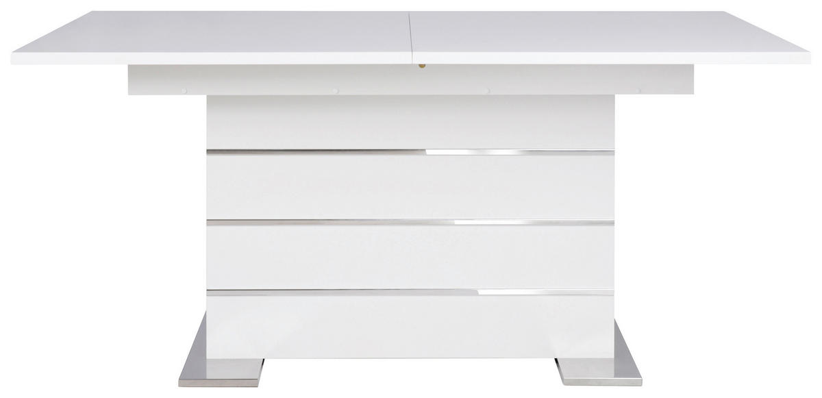 TRPEZARIJSKI STO  bela   - bela, Dizajnerski, pločasti materijal (160/200/90/75cm) - Xora