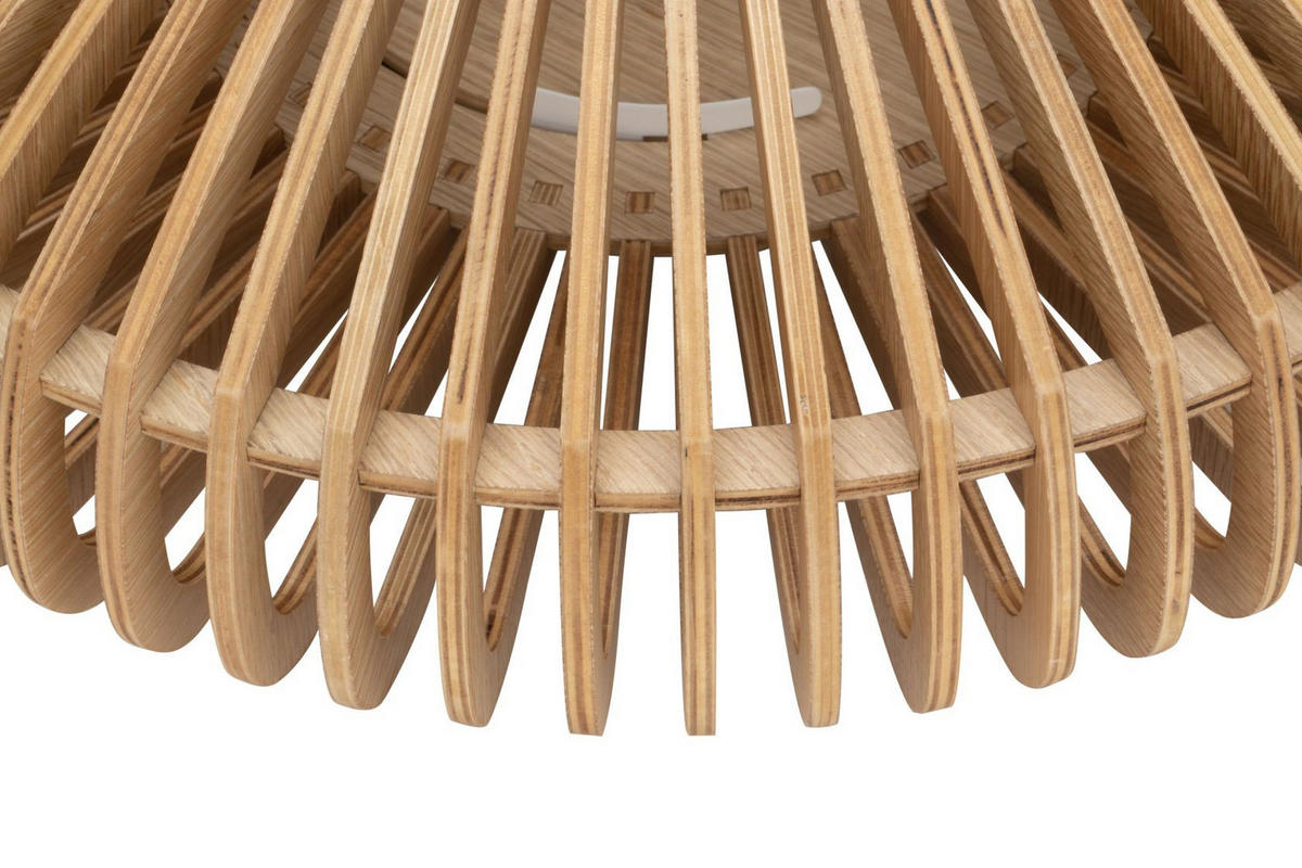 DECKENLEUCHTE  49/17 cm    - Eichefarben, Design, Holzwerkstoff (49/17cm) - Dieter Knoll