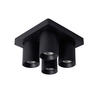 LED-STRAHLER 20/20/11.5 cm   - Schwarz, KONVENTIONELL, Metall (20/20/11.5cm) - Lucide