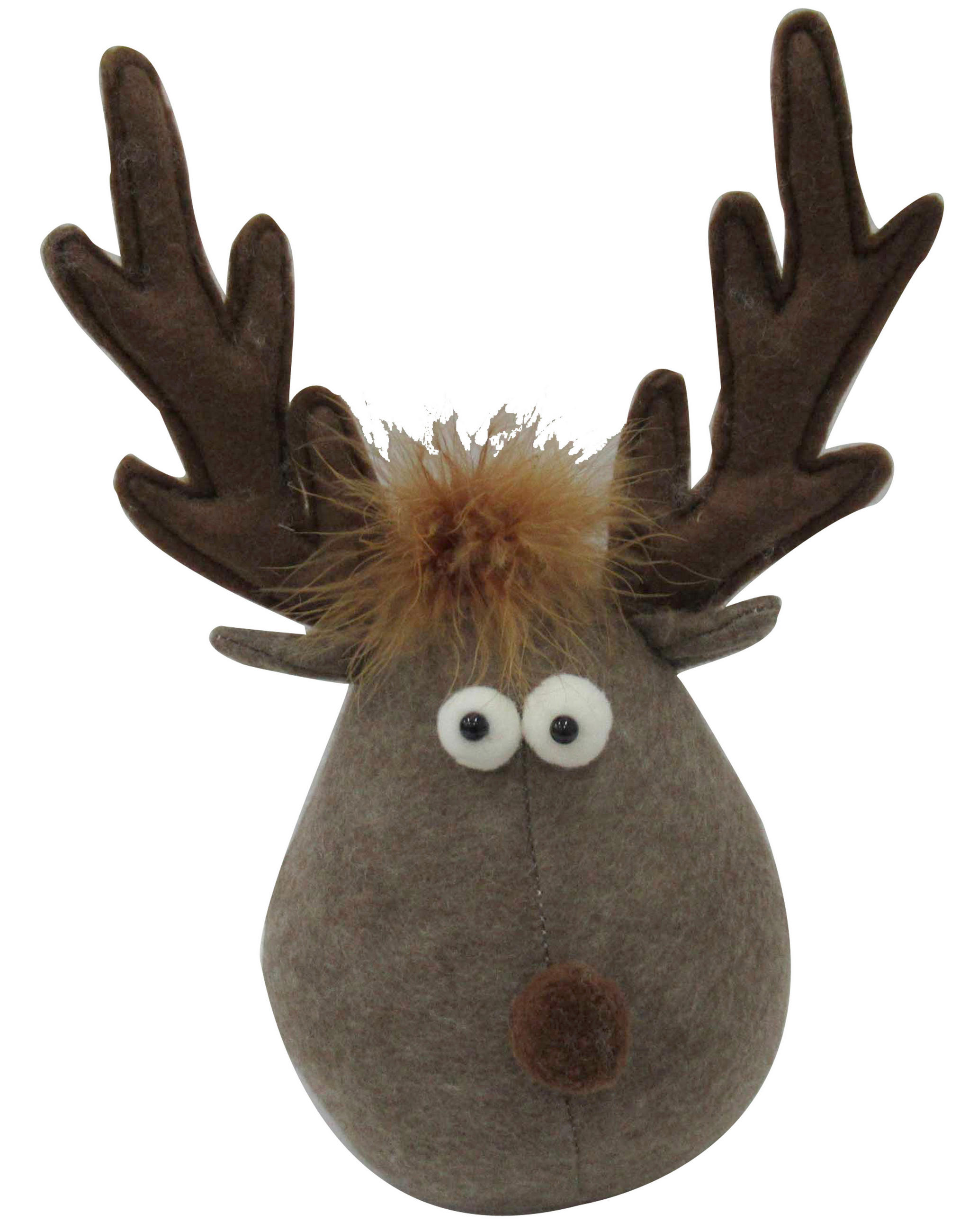 DEKORENTIER  - Braun, LIFESTYLE, Textil (23/28/15cm) - X-Mas