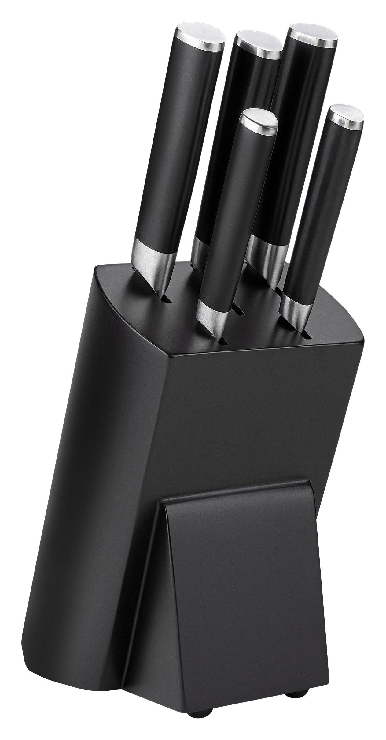 MESSERBLOCK 6-teilig  - Design, Holz/Kunststoff (37/12/29,3cm) - Johann Lafer