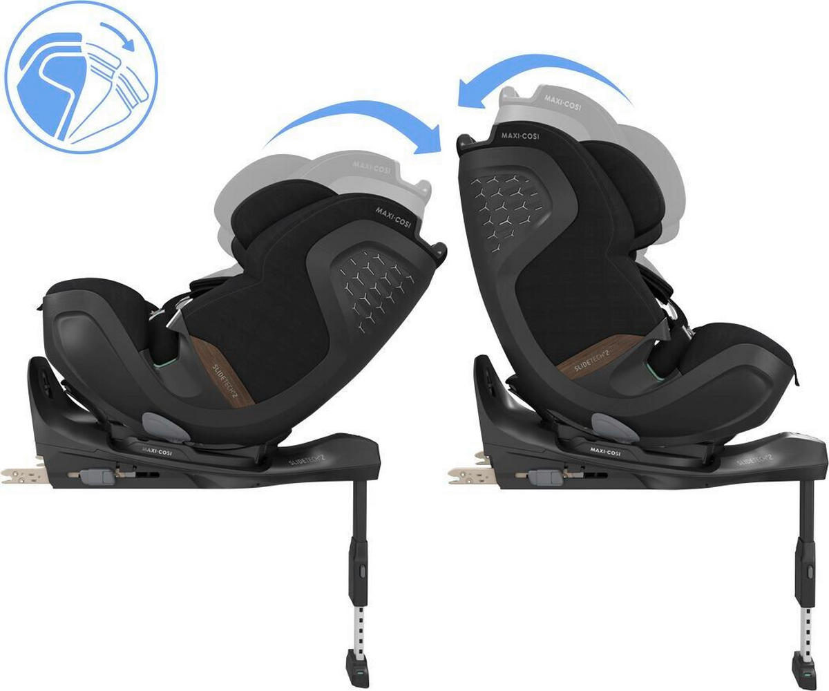 REBOARDER-KINDERSITZ Pearl XL Slide Pro  - Schwarz, Basics, Kunststoff/Textil (44/76,5/77,3cm) - Maxi-Cosi