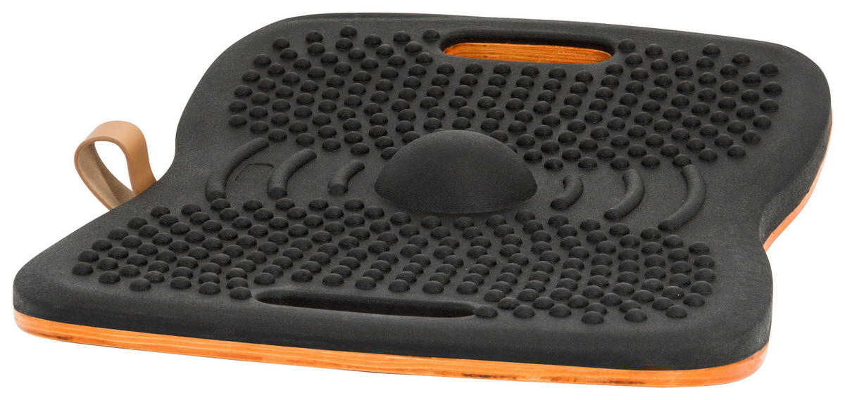 BALANCE BOARD - orange/svart, Basics, trämaterial/plast (50/5/35cm) - MID.YOU