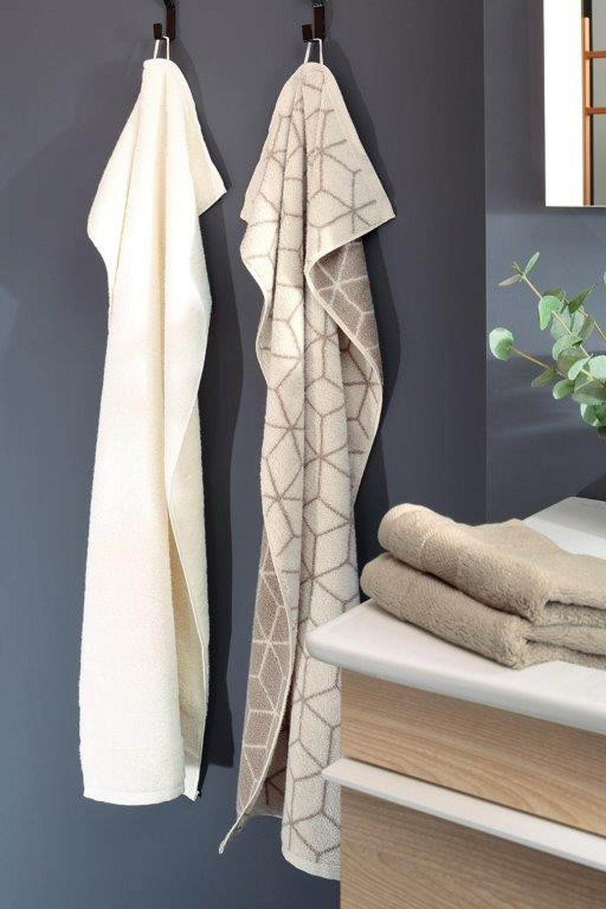 PEŠKIR ZA TUŠIRANJE - grafitno siva, Konvencionalno, tekstil (80/150cm) - Villeroy & Boch