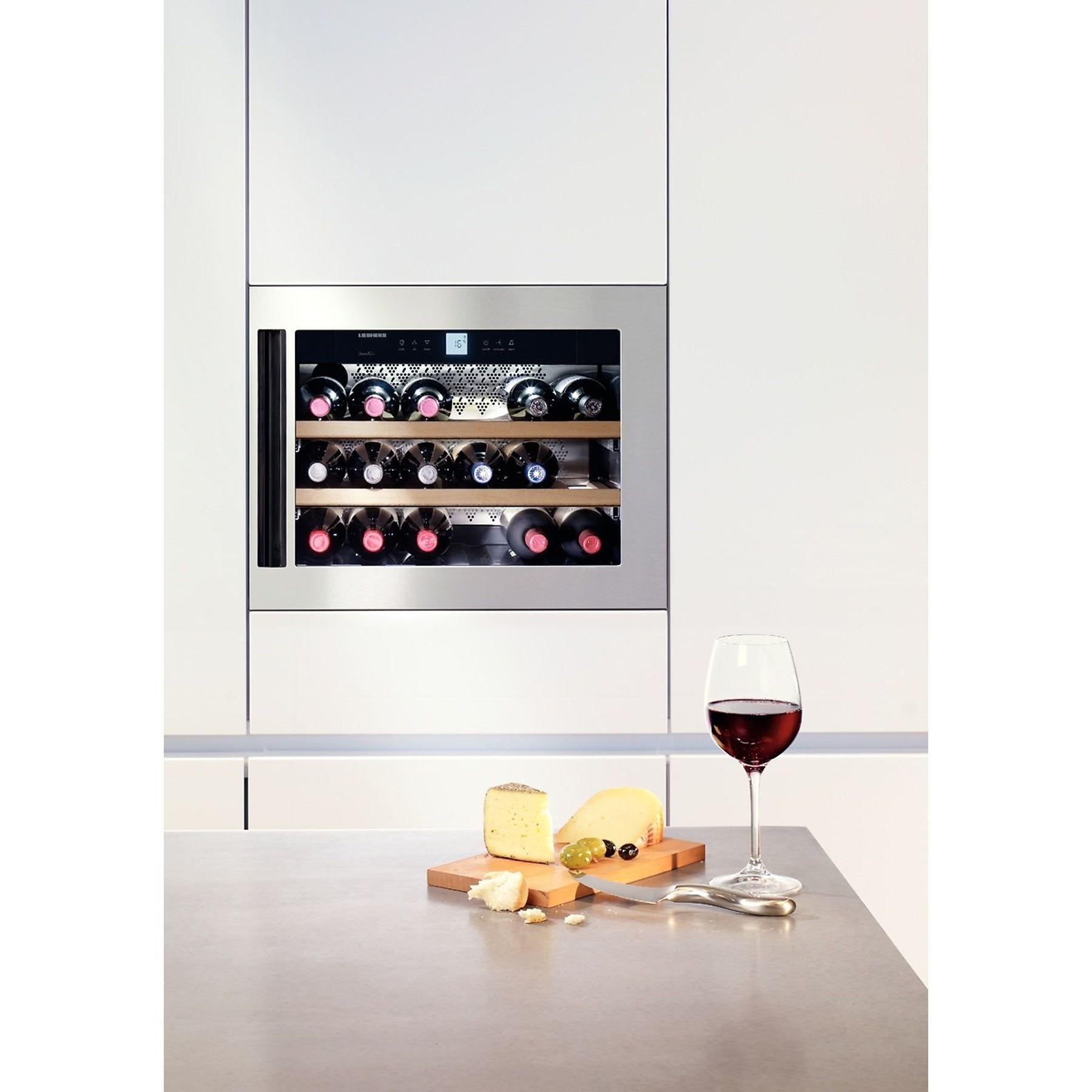WEINKÜHLSCHRANK WKEes 553  - Edelstahlfarben, Basics, Metall (59,1/45,5/52,2cm) - Liebherr