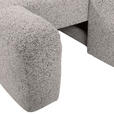 Ecksofa mit Funktion Grau Flachgewebe Zierkissen, Rückenkissen, Bettkasten, Schlaffunktion, Rücken echt, Liegefläche im Originalstoff  - Schwarz/Grau, KONVENTIONELL, Kunststoff/Textil (190/277cm) - Carryhome