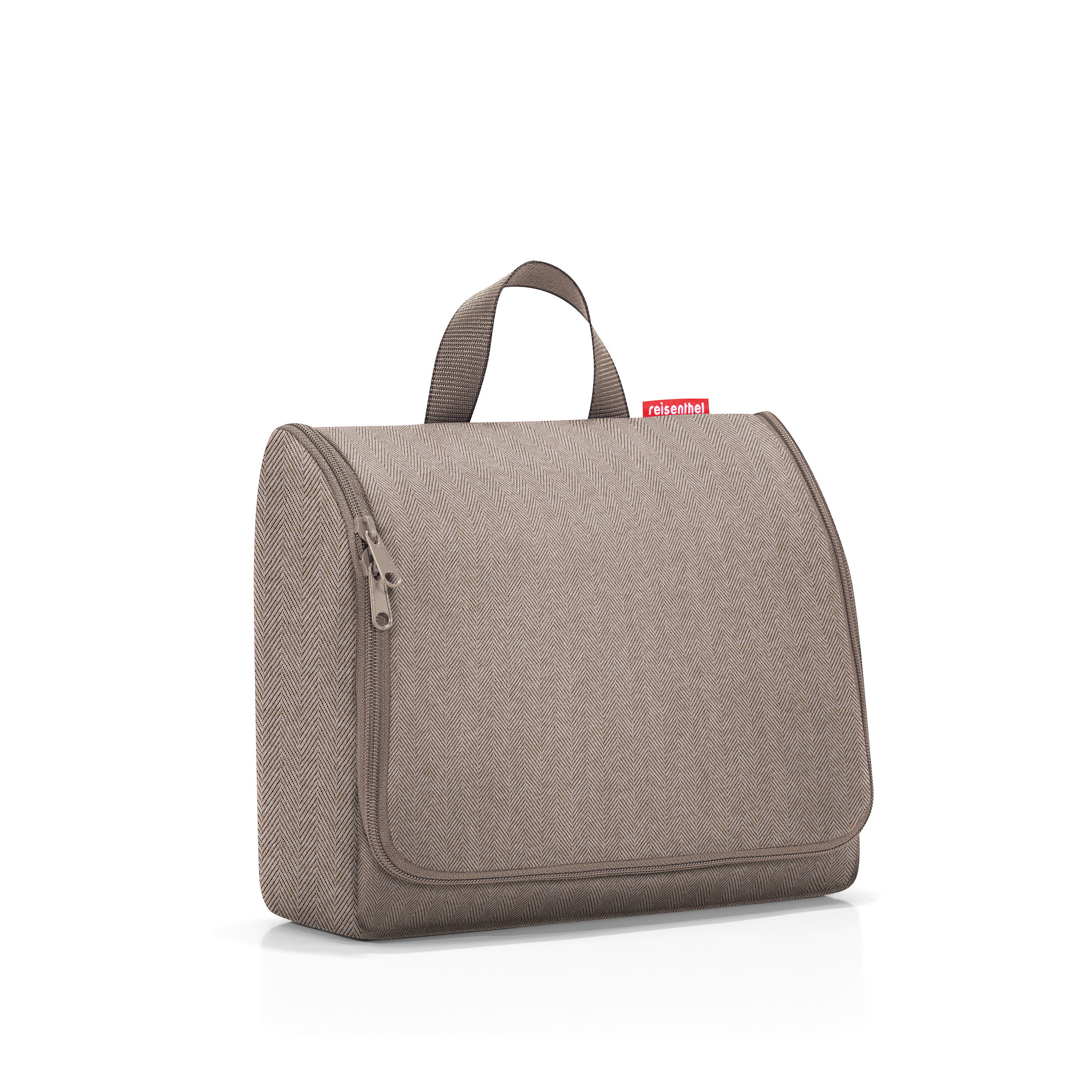 Reisenthel Kulturbeutel Toiletbag XL herringbone mokka 28x23x10 cm