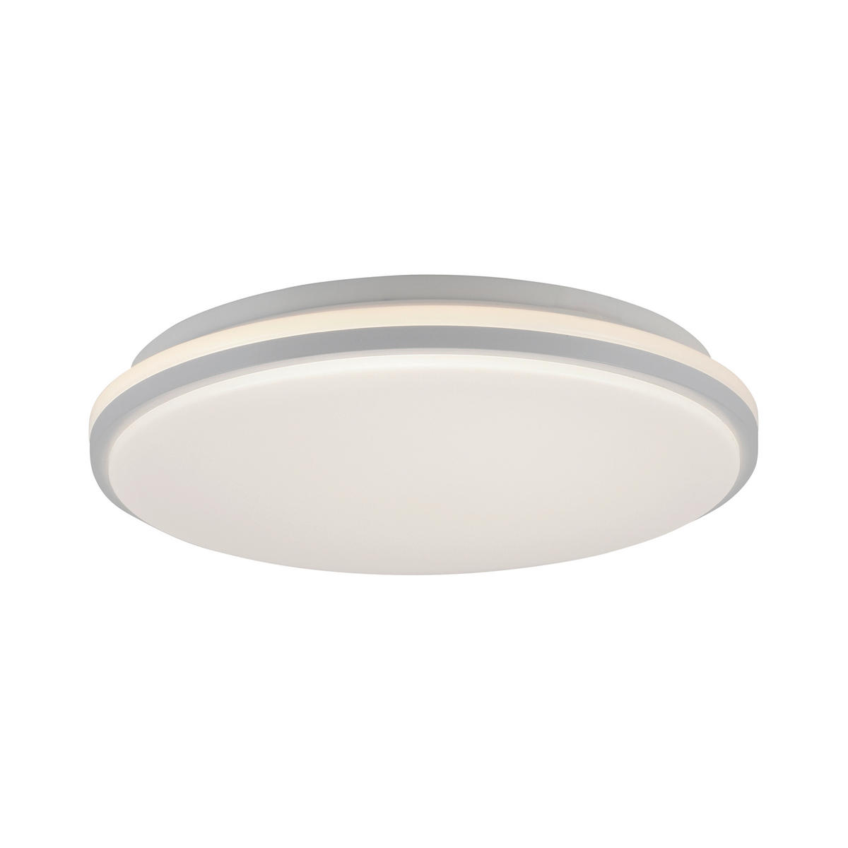 LED-DECKENLEUCHTE 34,5/8/34,5 cm   - Weiß, Basics, Kunststoff/Metall (34,5/8/34,5cm)