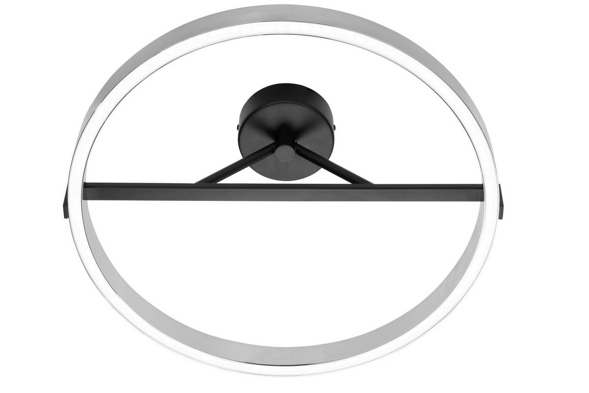 STROPNÍ LED SVÍTIDLO, 51/50/18 cm - čiré, Trend, kov/plast (51/50/18cm) - Dieter Knoll