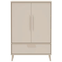 OTROŠKA OMARA ZA OBLAČILA  Eefje  95/139/41 cm          - bež, Basics, umetna masa/leseni material (95/139/41cm) - Paidi