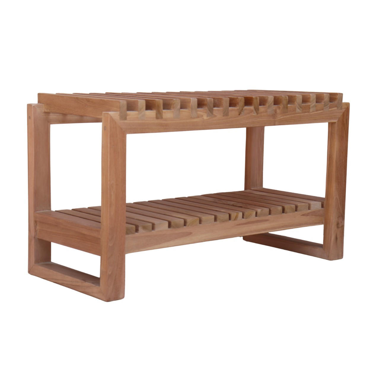 Livetastic ŠATNÍ LAVICE, přírodní barvy, teakové dřevo, 80/35/46 cm