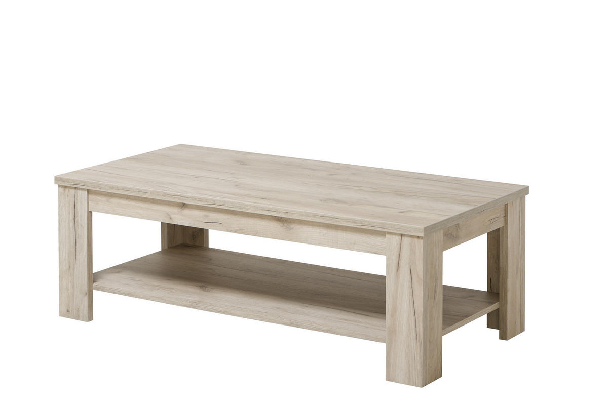 DOHÁNYZÓASZTAL - tölgyfa, Basics, faalapú anyag (120/41,5/60cm) - Carryhome