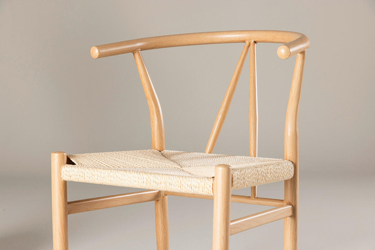 STUHL  in Stahl Holz, Metall  - Beige, MODERN, Holz/Metall (55/72/58cm) - Livetastic