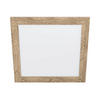 LED-PANEEL 50/50/5,5 cm  - Hellbraun/Weiß, Natur, Holz/Kunststoff (50/50/5,5cm) - Eglo