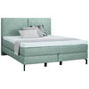 BOXSPRINGBETT 180/200 cm  in Petrol  - Petrol/Schwarz, Konventionell, Textil/Metall (180/200cm) - Dieter Knoll