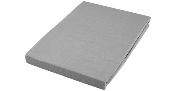 SPANNLEINTUCH 100/200 cm  - Graphitfarben, Basics, Textil (100/200cm) - Novel