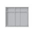 DREHTÜRENSCHRANK 5 -türig Sonoma Eiche - Alufarben/Sonoma Eiche, KONVENTIONELL, Holzwerkstoff/Kunststoff (250/216/58cm) - Hom`in
