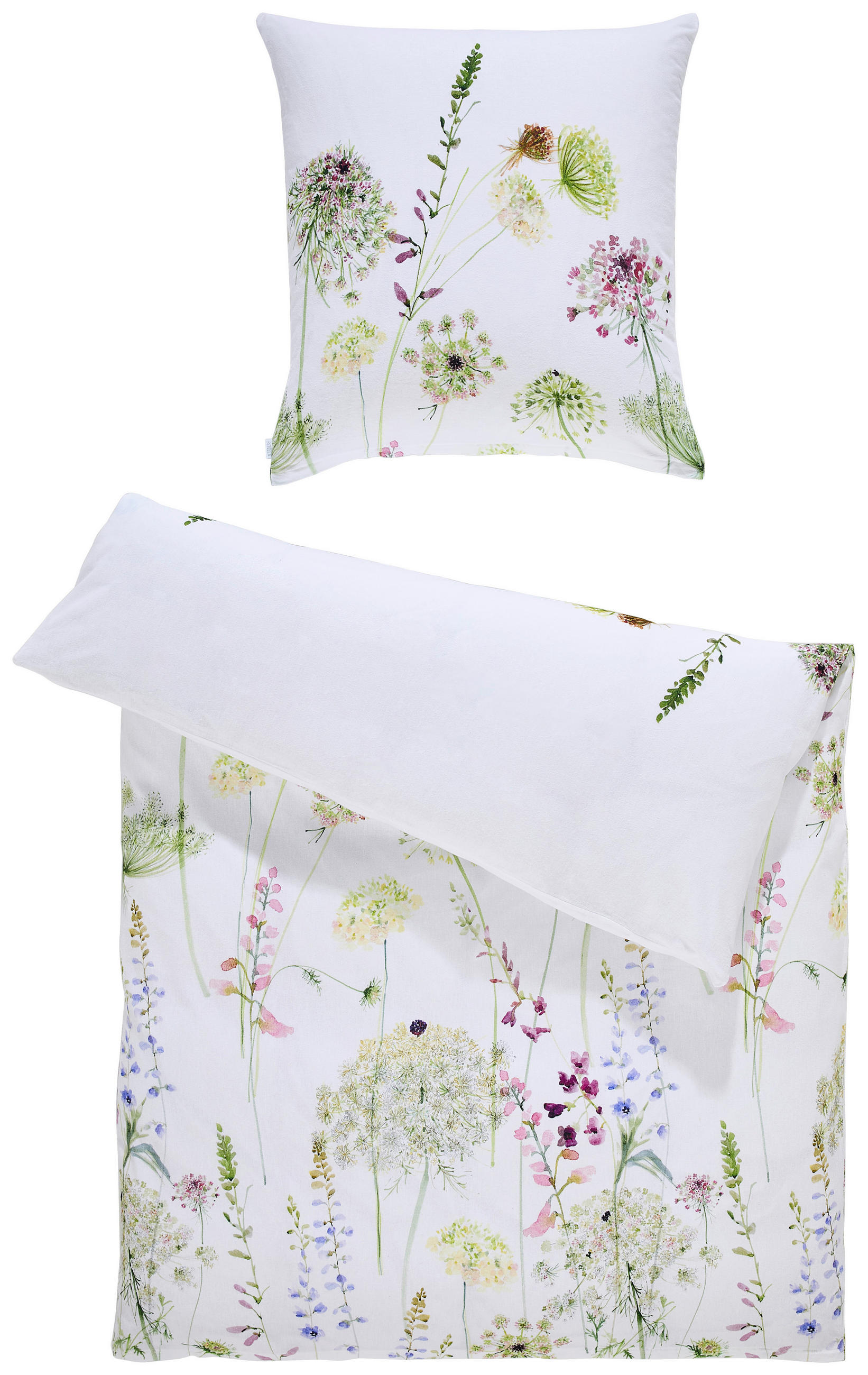 BETTWÄSCHE Impulse Flanell 135/200 cm  - Grün, Basics, Textil (135/200cm) - Estella