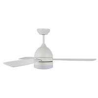 DECKENVENTILATOR 18 W     - Weiss, Basics, Holzwerkstoff/Metall (122/33,5/122cm)