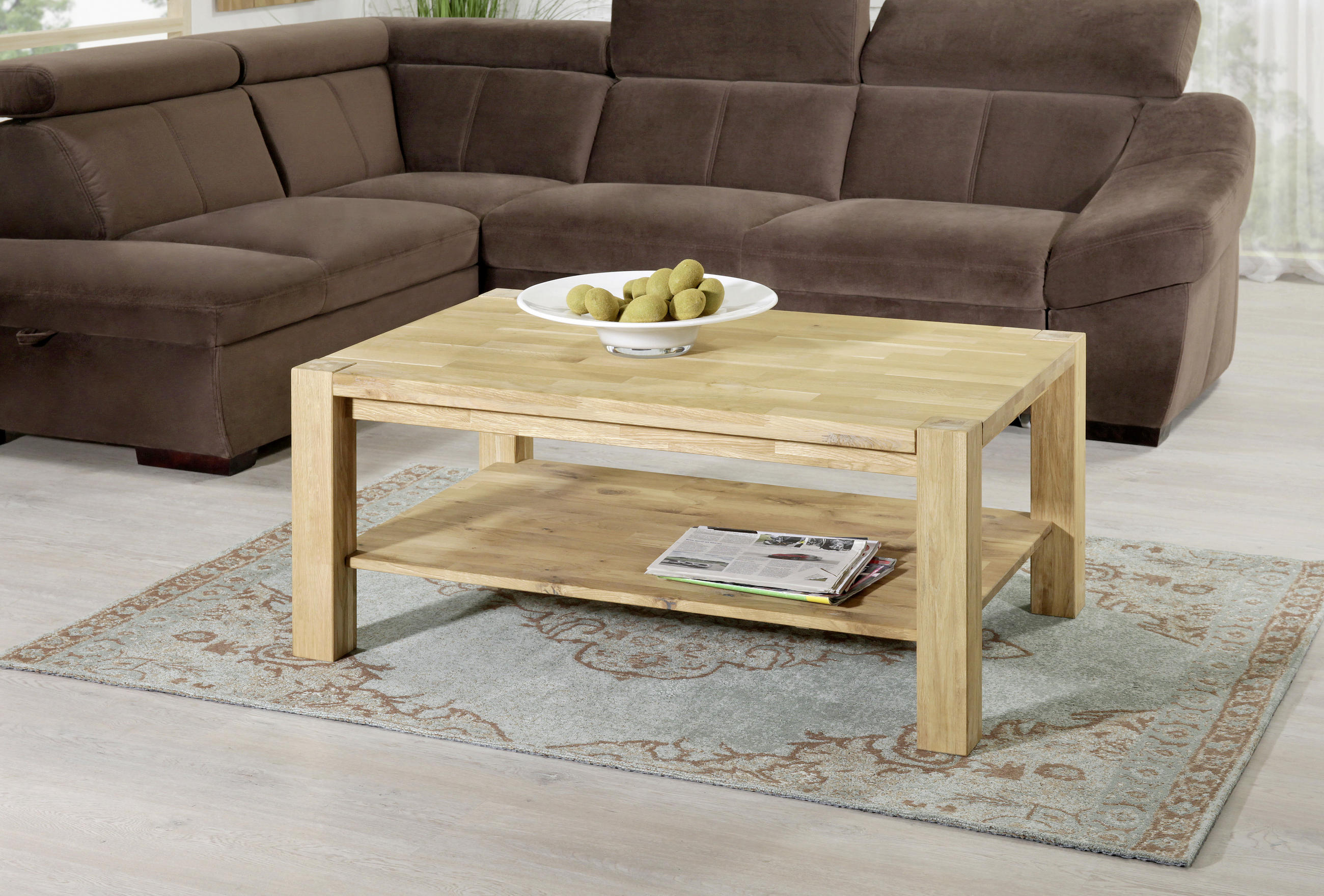 KONFERENČNÍ STOLEK, barvy dubu, dřevo, 110/70/45 cm - barvy dubu, Konvenční, dřevo (110/70/45cm) - Linea Natura