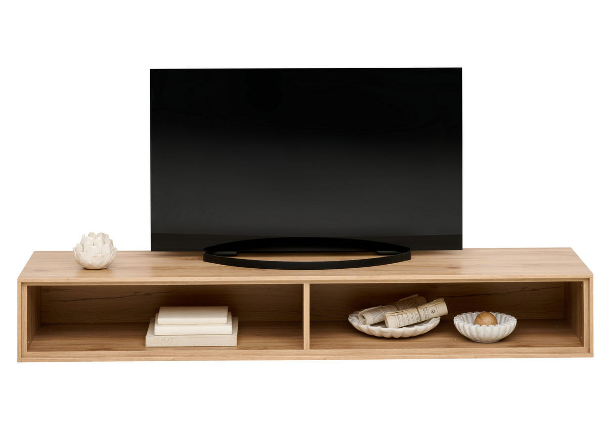 TV-ELEMENT 179,1/26/40 cm Eichefarben  179,1/26/40 cm  - Eichefarben, Design, Holzwerkstoff (179,1/26/40cm) - home24