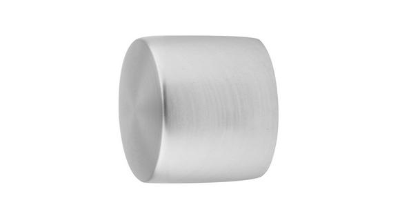 ENDSTÜCK  - Edelstahlfarben, Basics, Metall (1,6cm) - Homeware