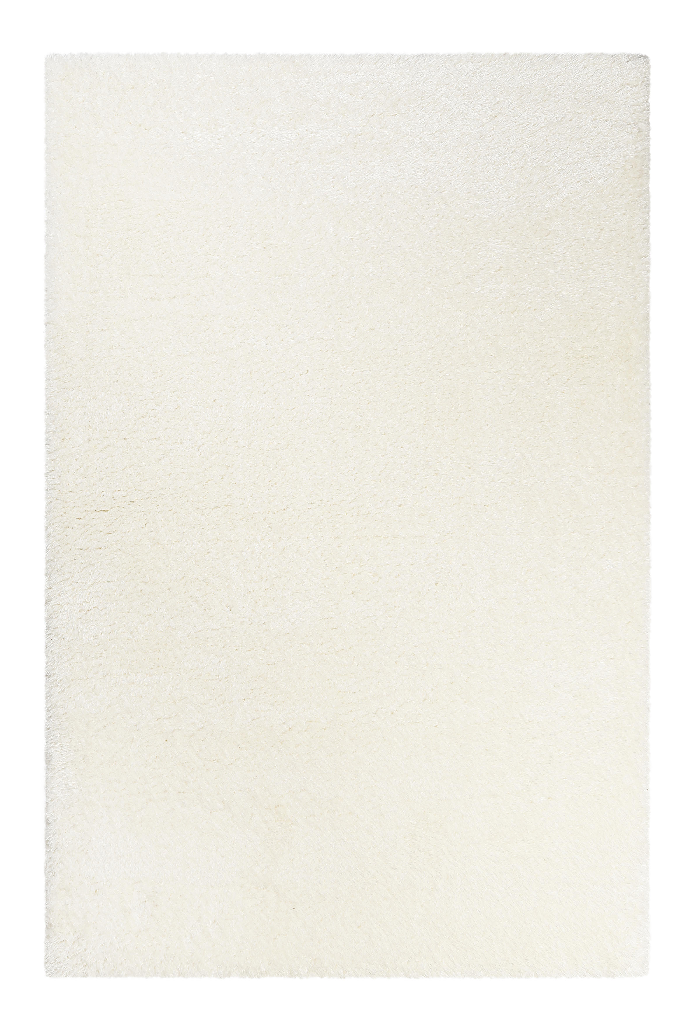 HOCHFLORTEPPICH  120/170 cm  gewebt  Weiß   - Weiß, KONVENTIONELL, Textil (120/170cm) - Novel