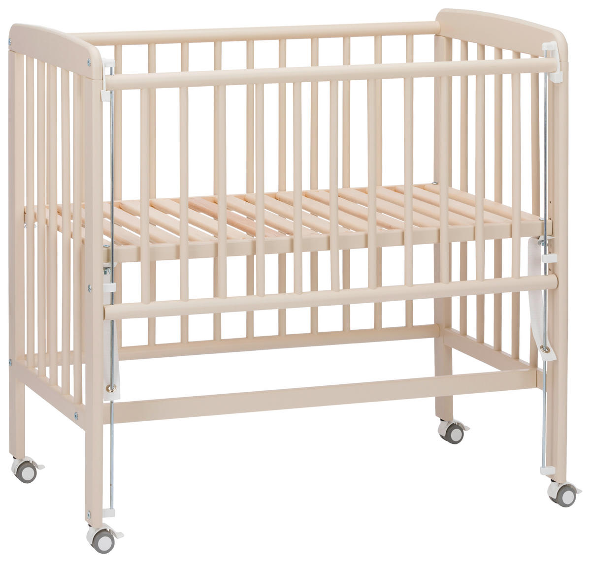 BEISTELLBETT  95/51/91 cm  - Champagner, Basics, Holz (95/51/91cm) - My Baby Lou