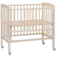 BEISTELLBETT 95/51/91 cm  - Champagner, Basics, Holz (95/51/91cm) - My Baby Lou