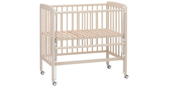 BEISTELLBETT 95/51/91 cm - Champagner, Basics, Holz (95/51/91cm) - My Baby Lou