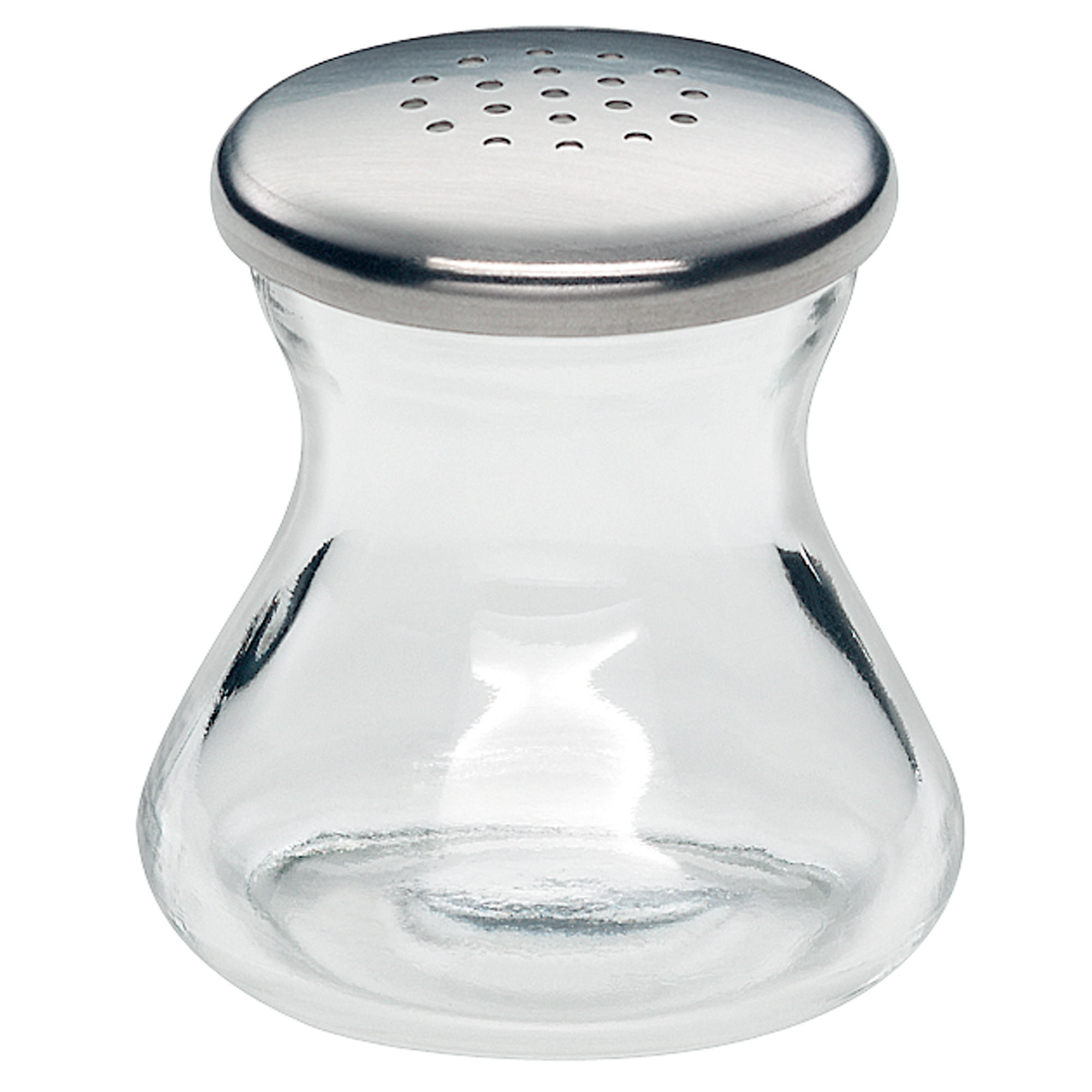 SALZSTREUER Wagenfeld  - Edelstahlfarben/Transparent, Basics, Metall (4,5cm) - WMF