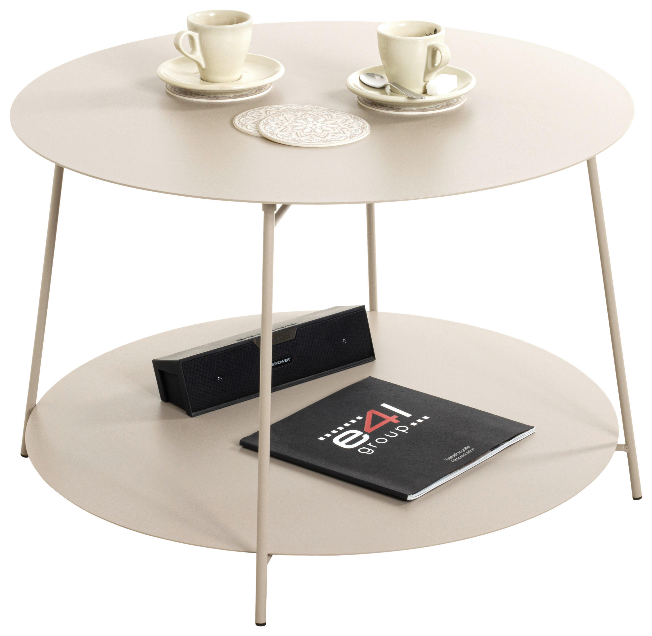 BEISTELLTISCH in Metall  - Kaschmir, Trend, Metall (65/40cm)
