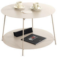 BEISTELLTISCH in Metall  - Kaschmir, Trend, Metall (65/40cm)