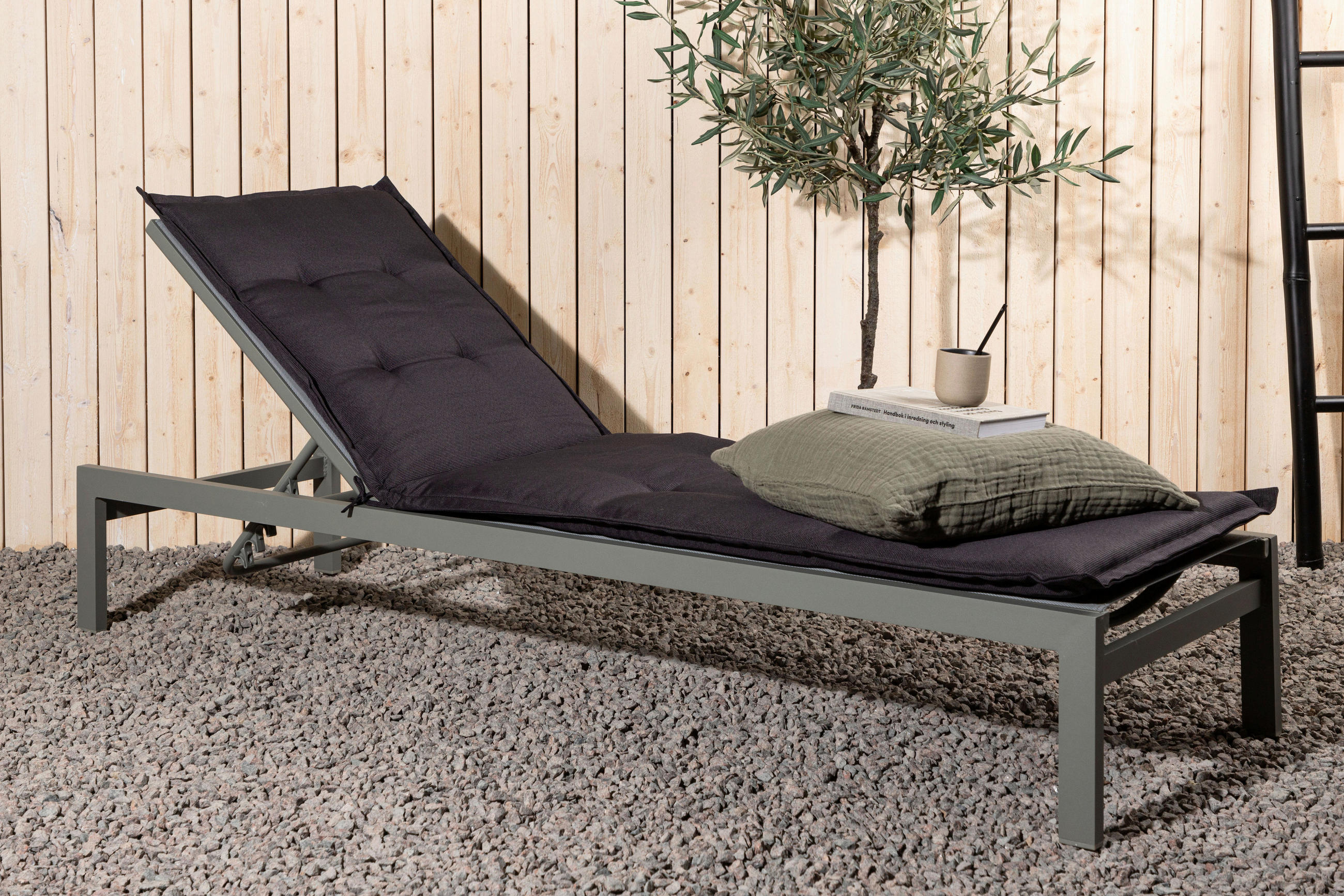 LIEGENAUFLAGE in Grau  - Grau, KONVENTIONELL, Textil (60/5.5/193cm) - Gardenson