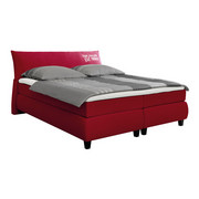 BOXSPRINGBETT 180/200 cm in Rot - Rot/Schwarz, Design, Holz/Textil (180/200cm) - Tom Tailor