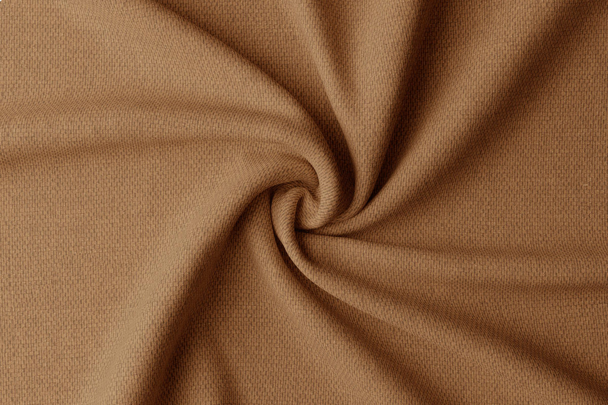 WÄRMESCHUTZVORHANG MILTON Verdunkelung 140/245 cm   - Dunkelorange, Basics, Textil (140/245cm)